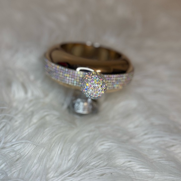 NIP Rose Gold Rhinestone Bracelet Flask. - Picture 4 of 5